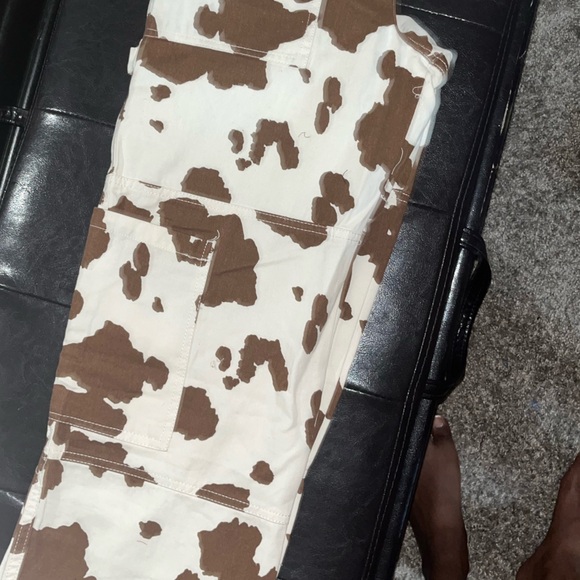 Cow print cargo pants - Picture 2 of 2